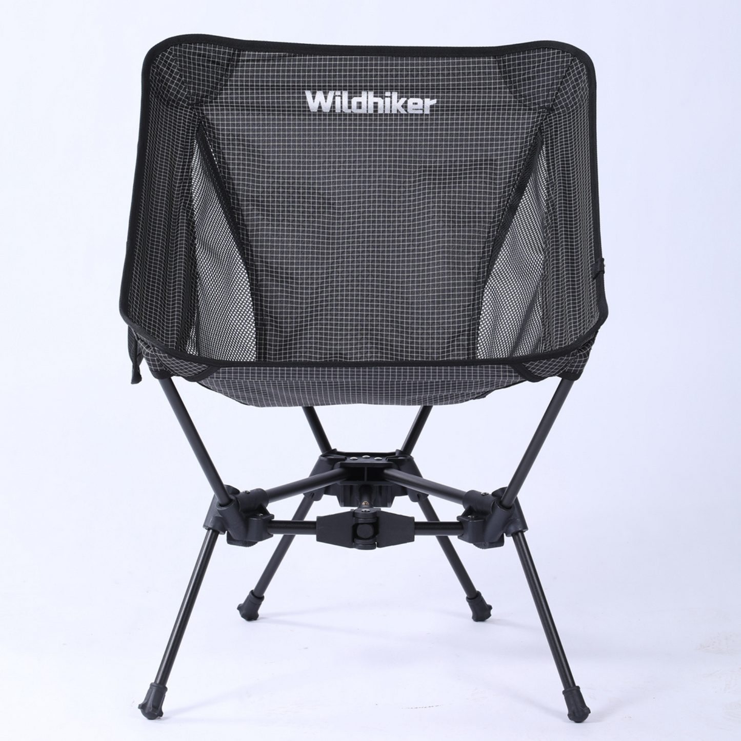 Wildhiker Ultralight Camping Chair – Compact Folding, Soft Ripstop Fabric with Side Pocket – Lightweight Plaid for Backpacking & Travel
