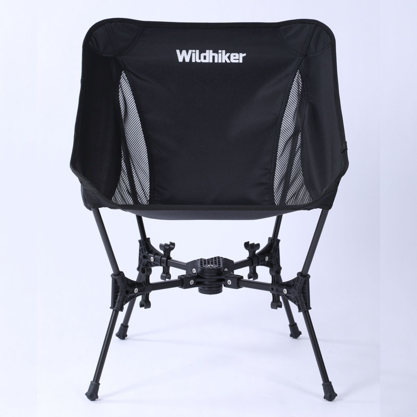 Wildhiker Compact Camping Chair – Portable Folding, Lightweight with Wide Seat and Side Pocket – Easy to Pack for Travel