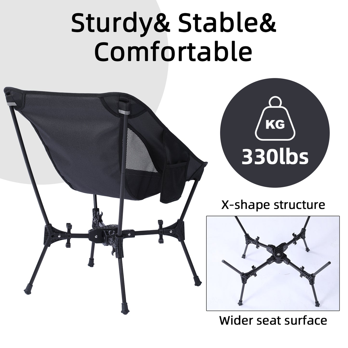 Wildhiker Large X-based Camping Chair
