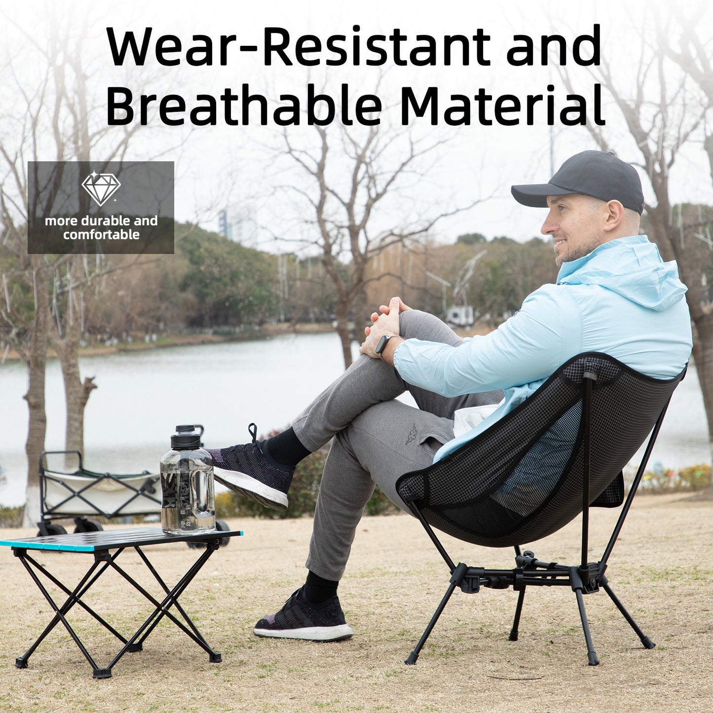 Wildhiker Basics Grid-patten Camping Chair