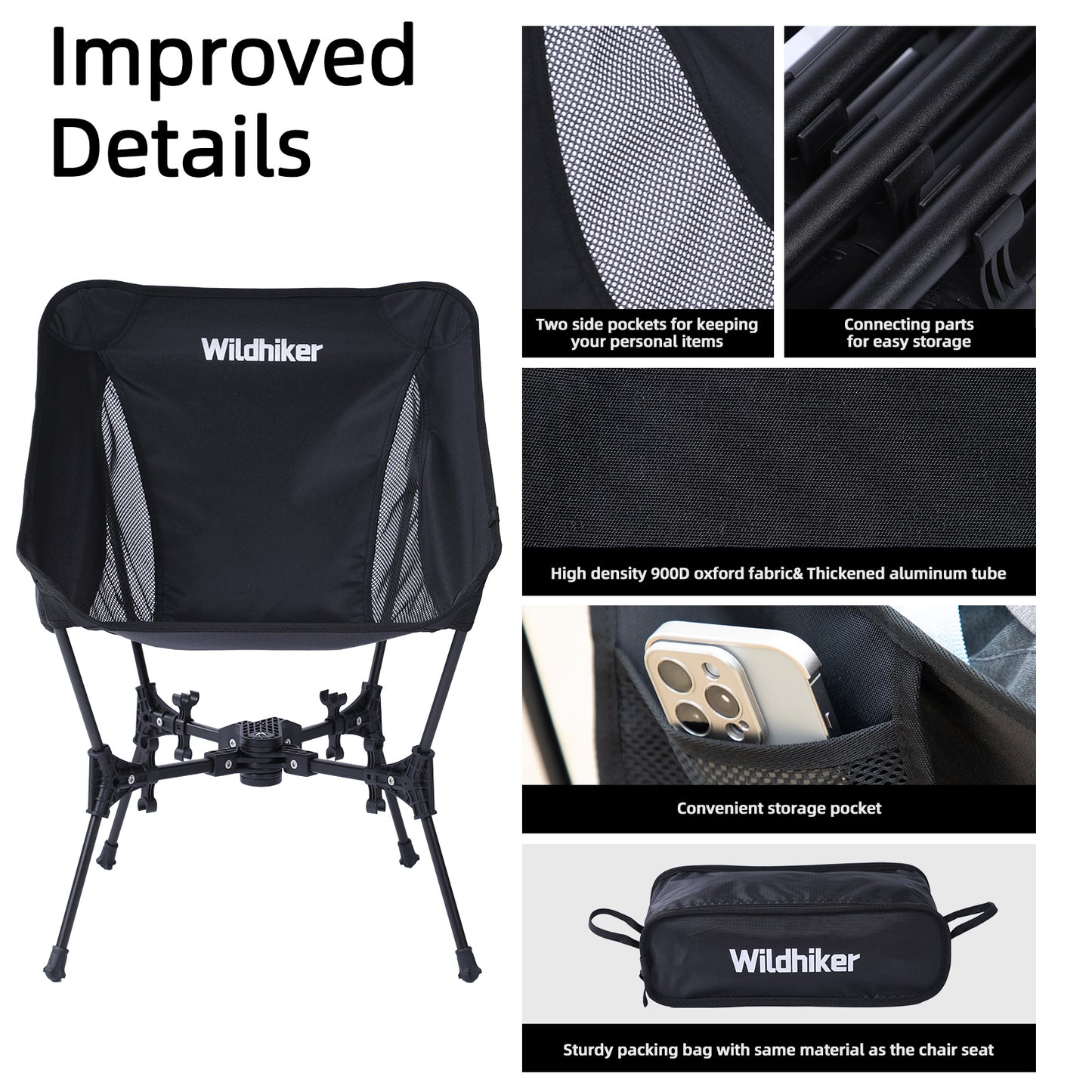 Wildhiker Large X-based Camping Chair