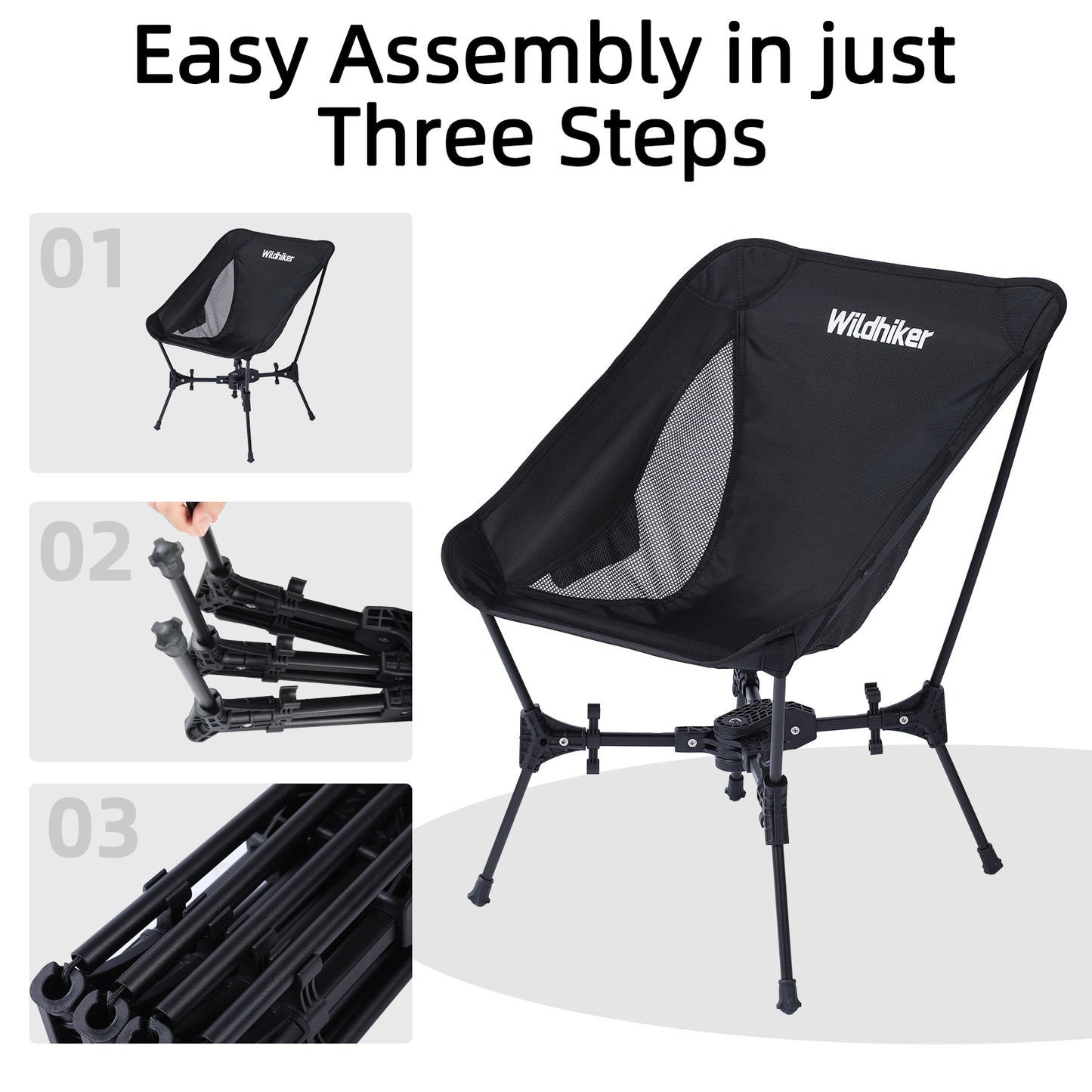 Wildhiker Large X-based Camping Chair