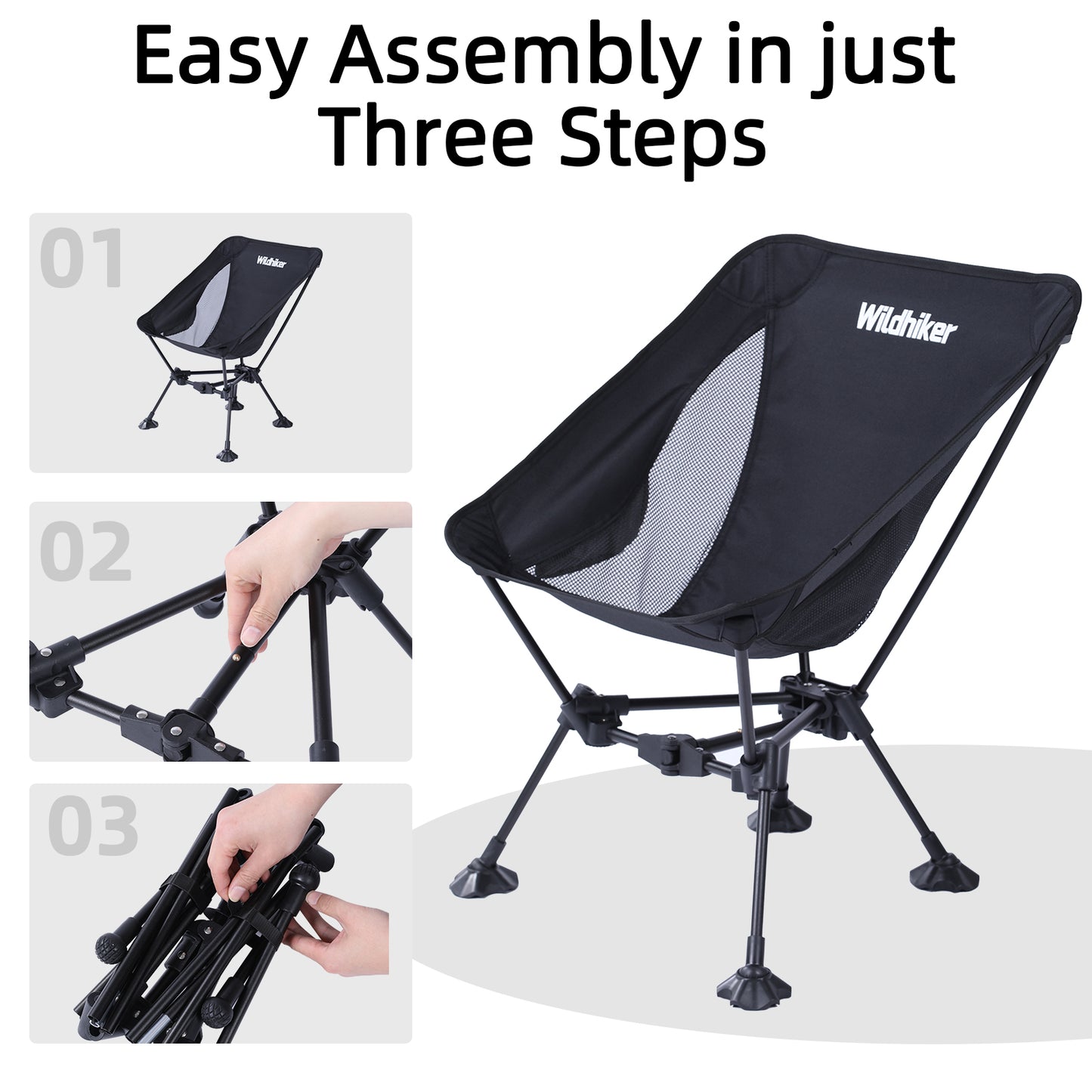 كرسي تخييم Wildhiker Basics