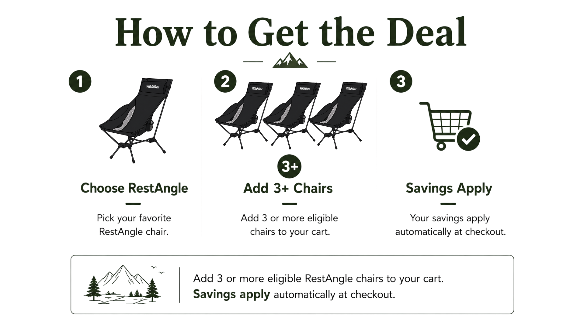 How to get the RestAngle outdoor set deal