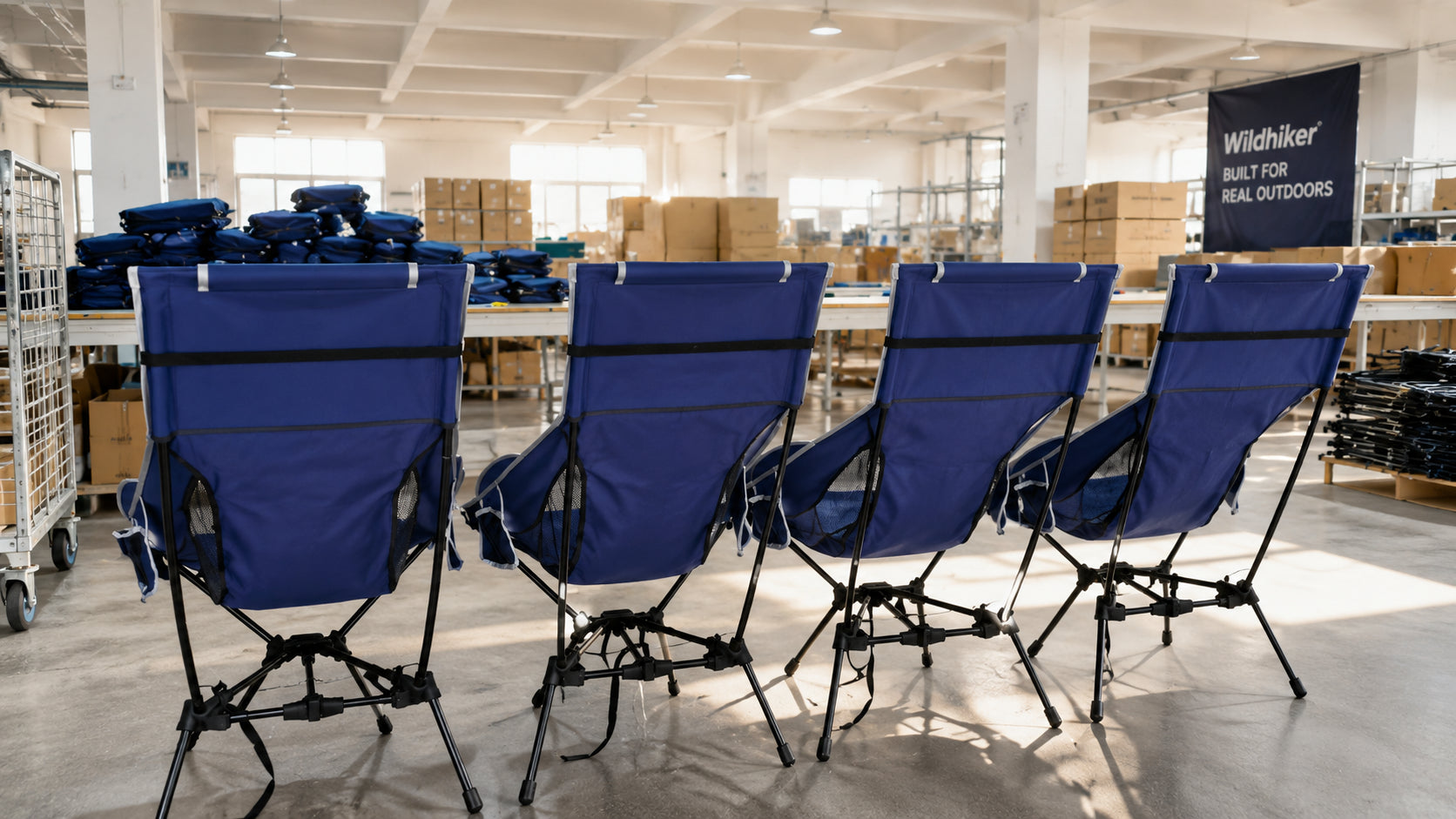 Wildhiker chairs for outdoor group seating