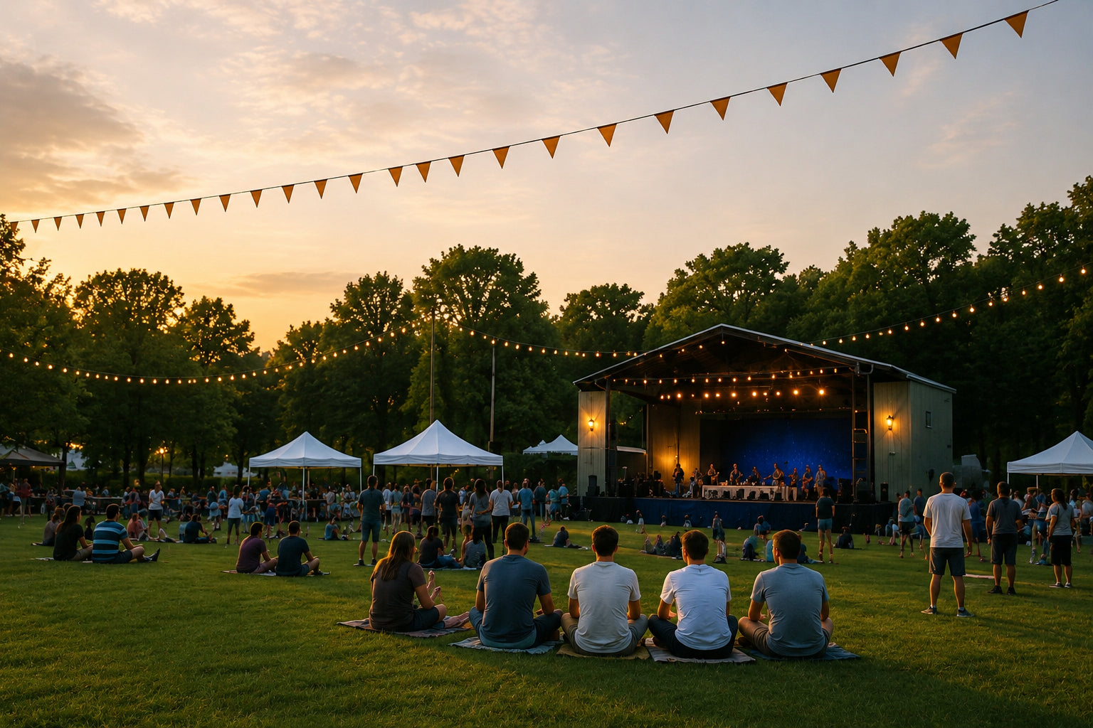 Outdoor events scene